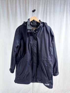 REI Womens E1 Element Hooded Outdoor Jacket Black